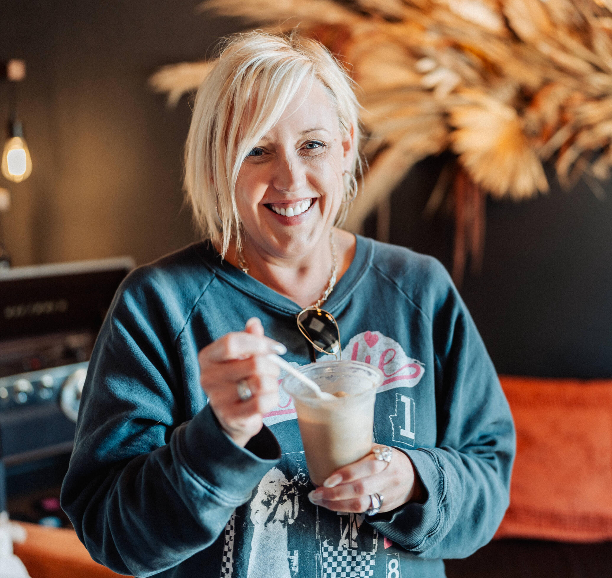 Smiles, floats, and faith in every cup.